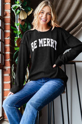 Heimish Women's Ribbed Exposed Seam Long Sleeve T-Shirt - Versatile & Stylish