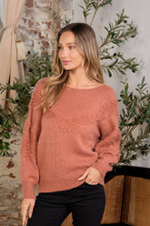 Sew In Love Women's Boat Neck Long Sleeve Sweater - Classic & Cozy Winter Essential