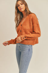 MABLE Women's Long Sleeve Button Down Knit Cardigan - Cozy & Versatile