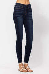 Judy Blue Full Size High Waist Handsand Skinny Jeans - Flattering & Chic Denim