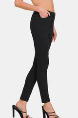 Zenana High Rise Skinny Jeans with Functional Pockets for Women