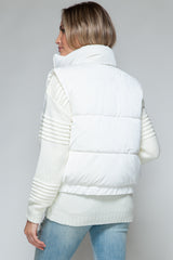 Luxurious Fur Lined Quilted Vest for Women - Trendy & Warm Outerwear