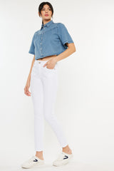 Kancan Women's High Rise Ankle Skinny Jeans - Flattering & Stylish Denim