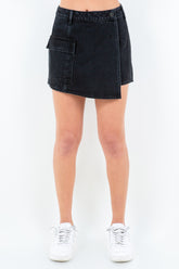 American Bazi Women's Cargo Pocket Mini Skort - Trendy & Functional