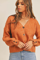 MABLE Women's Long Sleeve Button Down Knit Cardigan - Cozy & Versatile
