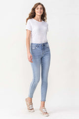 Lovervet High Rise Crop Skinny Jeans - Full Size Range for Modern Women