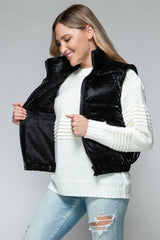 Stylish Quilted Vest with Luxurious Fur Lining - Cozy Outerwear