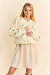 Davi & Dani Women's Floral Button Down Cardigan – Elegant & Versatile