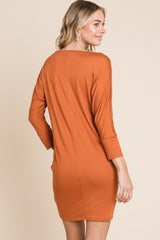 Elegant Dolman Sleeve Mini Dress - Culture Code | Versatile & Comfortable