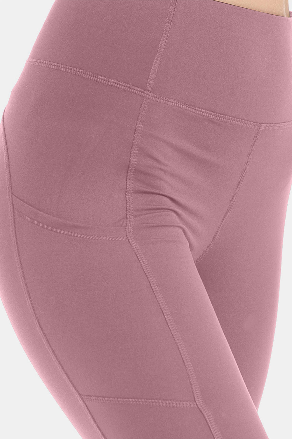Leggings Depot High Waist Wide Waistband Leggings for Active Lifestyle