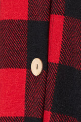 Heimish Full Size Plaid Hooded Button-Up Shirt - Trendy & Comfortable