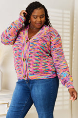Woven Right Women's V-Neck Long Sleeve Cardigan - Chic Layering Essential