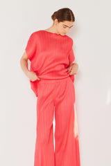 Marina West Swim Women's Pleated Wide-Leg Pants with Chic Side Pleat Detail