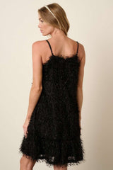 Mittoshop Feather Ruffle Hem Mini Cami Dress - Chic & Flirty Summer Outfit