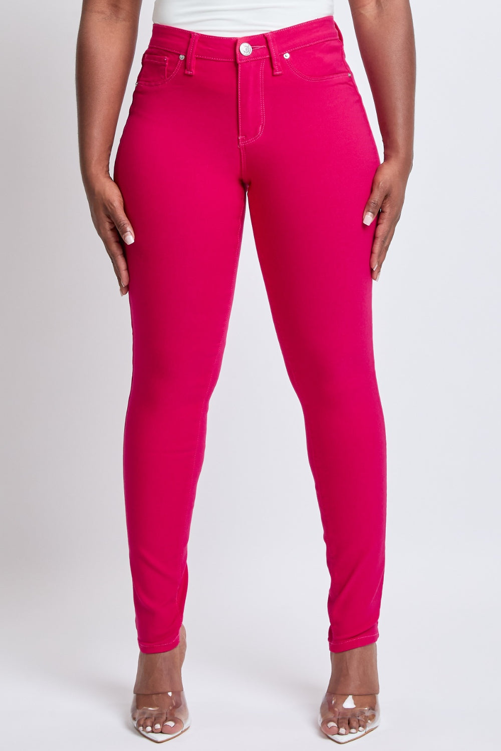 YMI Jeanswear Hyperstretch Mid-Rise Skinny Jeans - Ultimate Comfort & Style