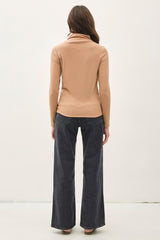 Versatile Mock Neck Long Sleeve T-Shirt | Chic & Comfortable
