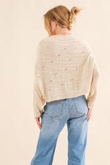 Cozy Dolman Sleeves Sweater by And The Why - Trendy & Comfortable
