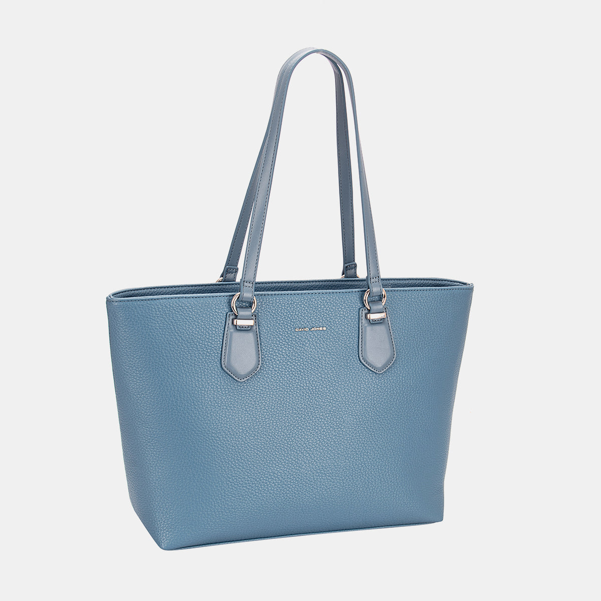 David Jones Medium PU Leather Tote Bag - Stylish & Durable Handbag for Everyday Use