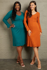 Culture Code Chevron Bodycon Midi Dress - Chic V-Neck Style