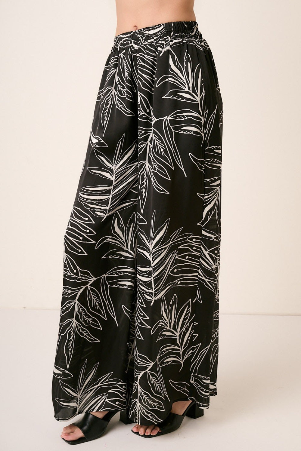 Mittoshop Vibrant Printed Wide Leg Pants - Stylish & Comfy Flowing Fit