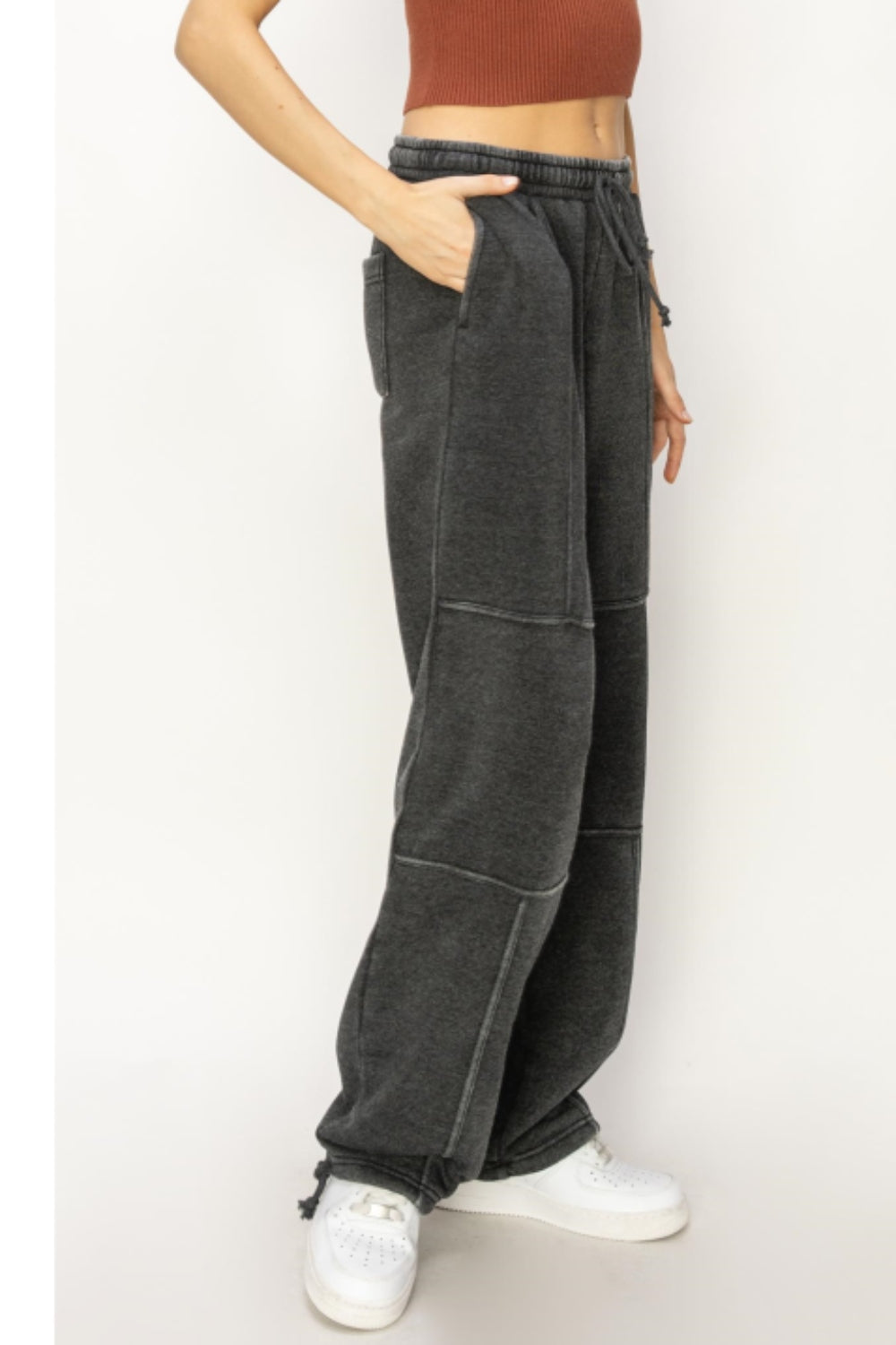 HYFVE Women's Stitched Drawstring Sweatpants - Chic Athleisure Comfort
