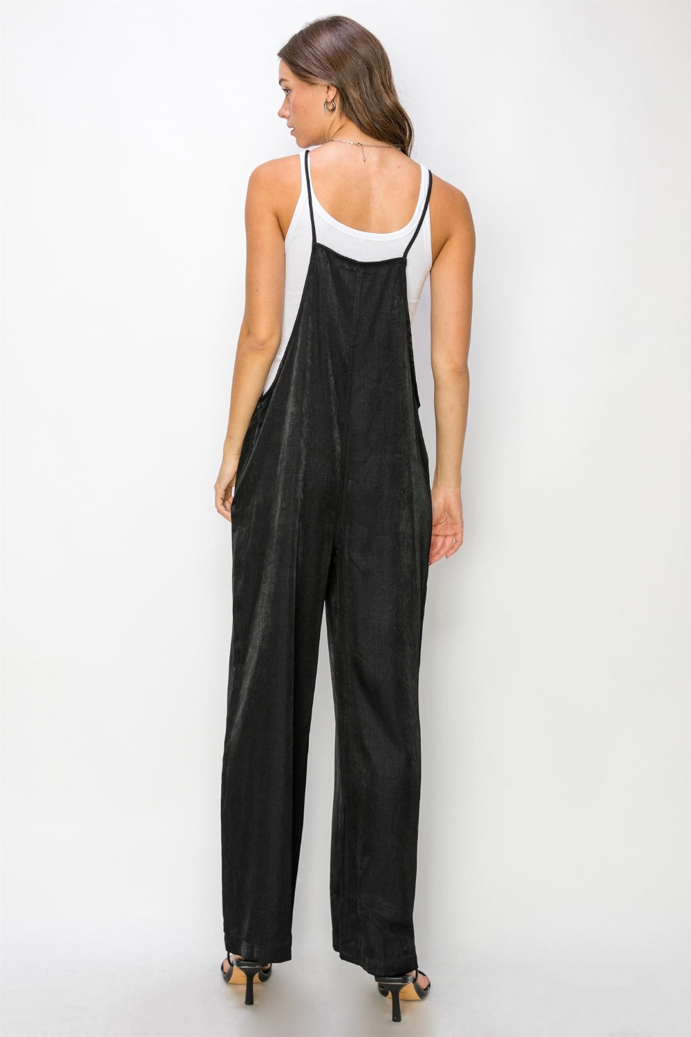 HYFVE Women's Half Button Sleeveless Jumpsuit - Versatile & Stylish Outfit