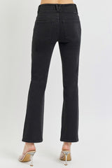 RISEN Women's High Rise Bootcut Jeans with Wide Waistband – Premium Comfort & Style