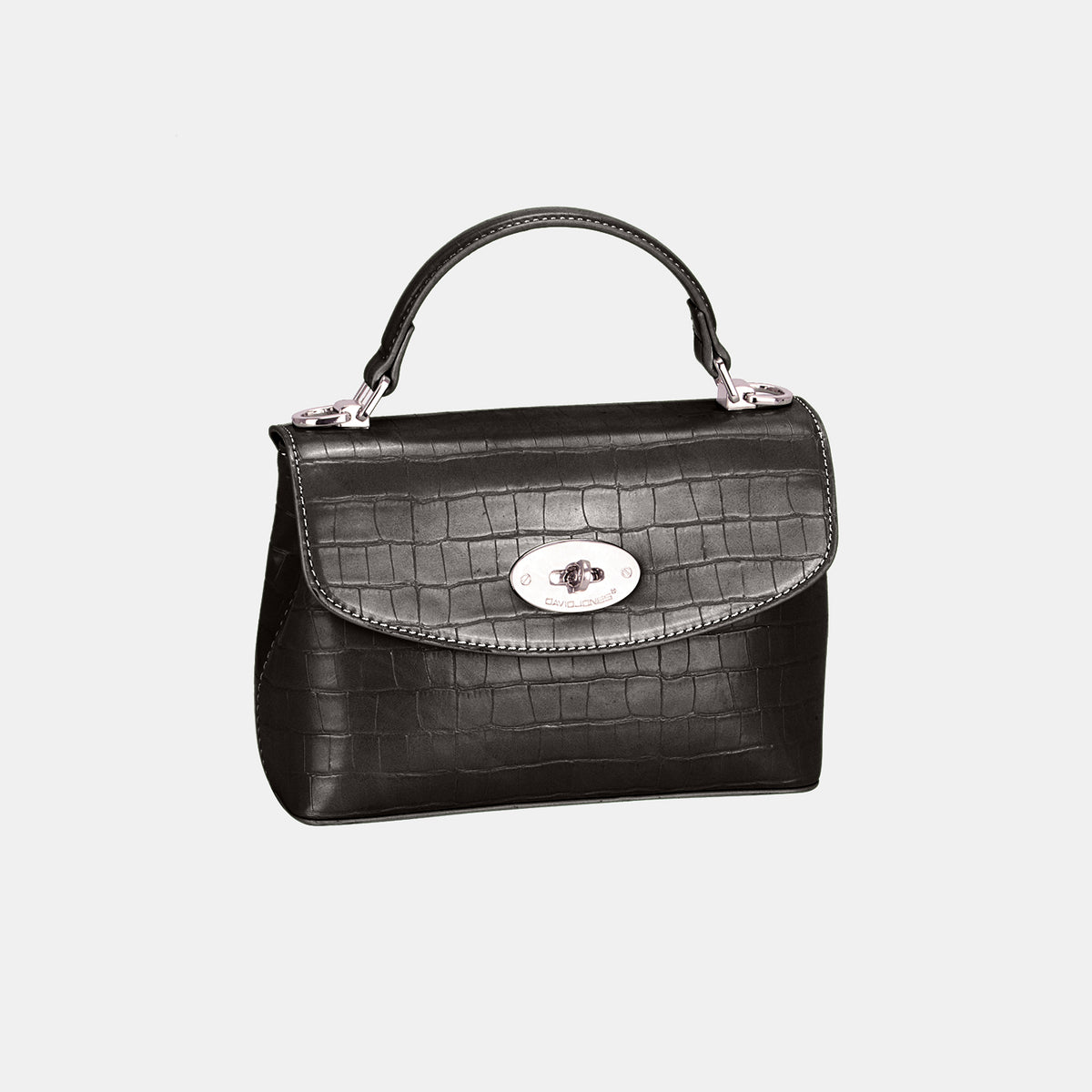 David Jones Small Textured PU Leather Handbag - Stylish & Durable