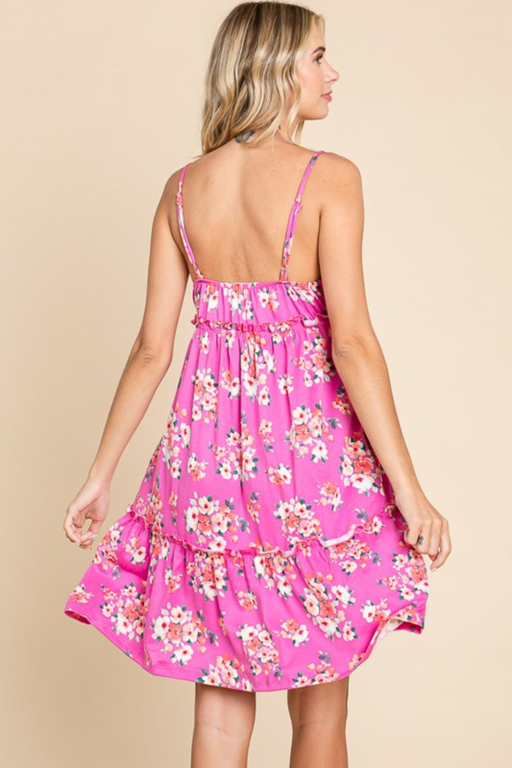 Culture Code Floral Ruffled Cami Dress - Elegant and Versatile Summer Fashion