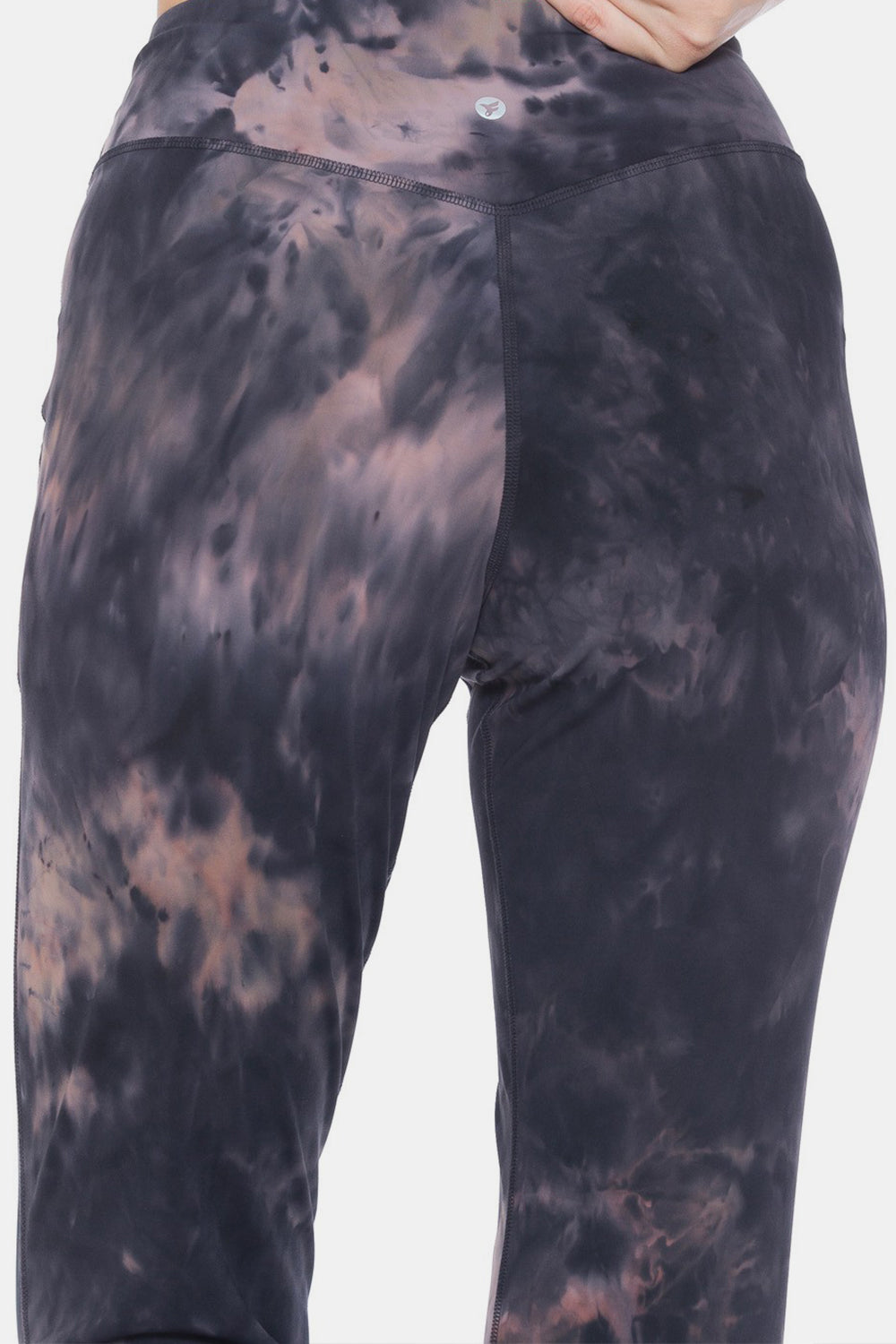 Leggings Depot Women's Tie-Dye High Waist Cropped Leggings - Trendy, Comfortable Activewear