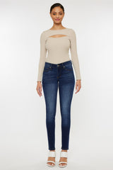 Kancan Mid Rise Gradient Skinny Jeans - Trendy and Stylish Denim
