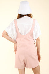 Trendy Adjustable Waist Suspender Overalls with Pockets - VERY J