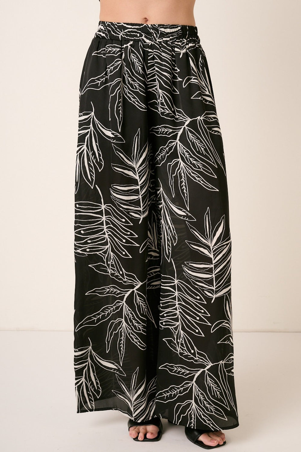 Mittoshop Vibrant Printed Wide Leg Pants - Stylish & Comfy Flowing Fit
