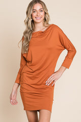 Elegant Dolman Sleeve Mini Dress - Culture Code | Versatile & Comfortable