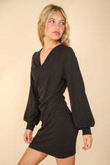 VERY J Ruched Detail Bodycon Mini Dress – Flattering & Stylish Fit